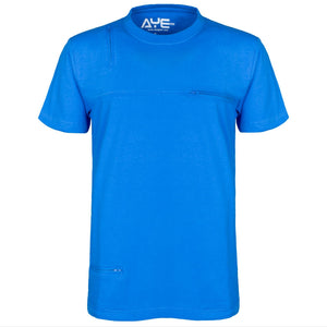 AyeGear 5 Pocket Tshirt Small / Ocean Blue, Tshirt - AyeGear, AyeGear - Travel Clothing, Carry Your iPad | Travel Vests | Hoodies | Jackets | Tees
 - 14