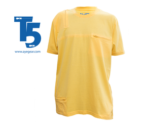 AyeGear 5 Pocket Tshirt Small / Mustard Yellow, Tshirt - AyeGear, AyeGear - Travel Clothing, Carry Your iPad | Travel Vests | Hoodies | Jackets | Tees
 - 10