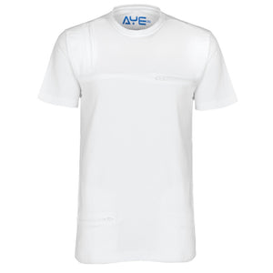 AyeGear 5 Pocket Tshirt Small / White, Tshirt - AyeGear, AyeGear - Travel Clothing, Carry Your iPad | Travel Vests | Hoodies | Jackets | Tees
 - 13