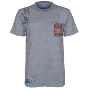 AyeGear - 3 Pocket Tshirt , Tshirt - AyeGear, AyeGear - Travel Clothing, Carry Your iPad | Travel Vests | Hoodies | Jackets | Tees
 - 1