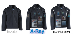 Removable sleeves jacket, gadget clothing