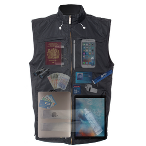 AyeGear V26 Travel Vest , Travel Vest - AyeGear, AyeGear - Travel Clothing, Carry Your iPad | Travel Vests | Hoodies | Jackets | Tees
 - 2