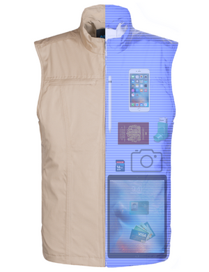 AyeGear V26 Travel Vest , Travel Vest - AyeGear, AyeGear - Travel Clothing, Carry Your iPad | Travel Vests | Hoodies | Jackets | Tees
 - 11