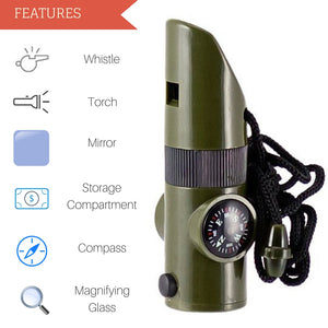Multifunctional Survival Whistle